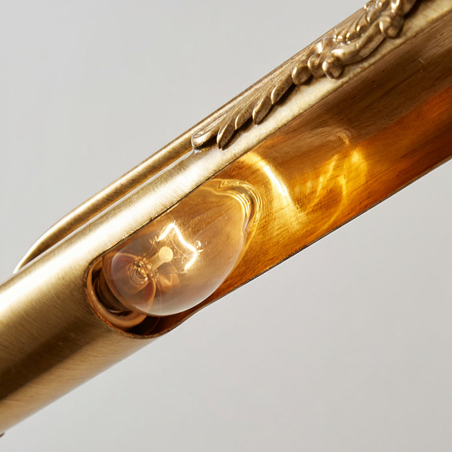 Messing Schilderij Wandlamp met Geïntegreerde Verlichting – Luxe Galerijverlichting in Antiek Messing | Restfield