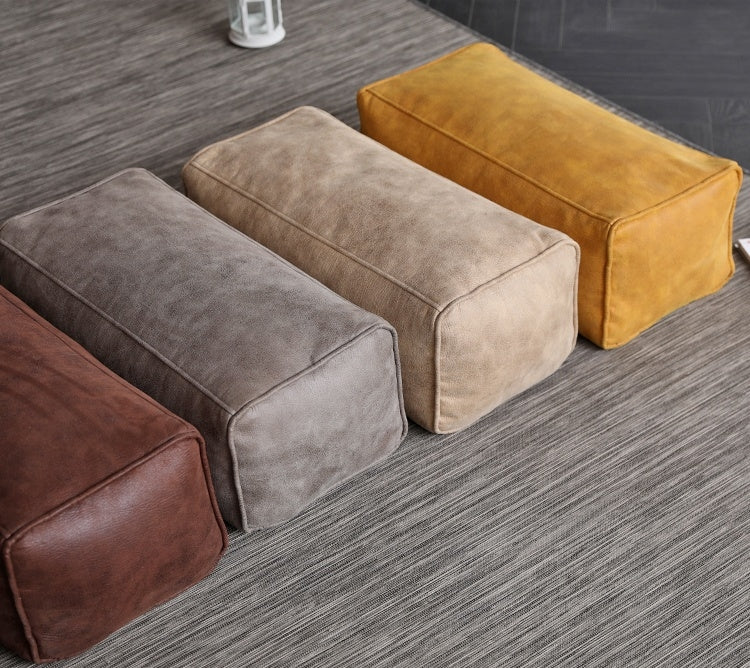 Zitzak Rond Kunstleer Modern 100cm Retro Leer Kinderen Volwassenen Binnen