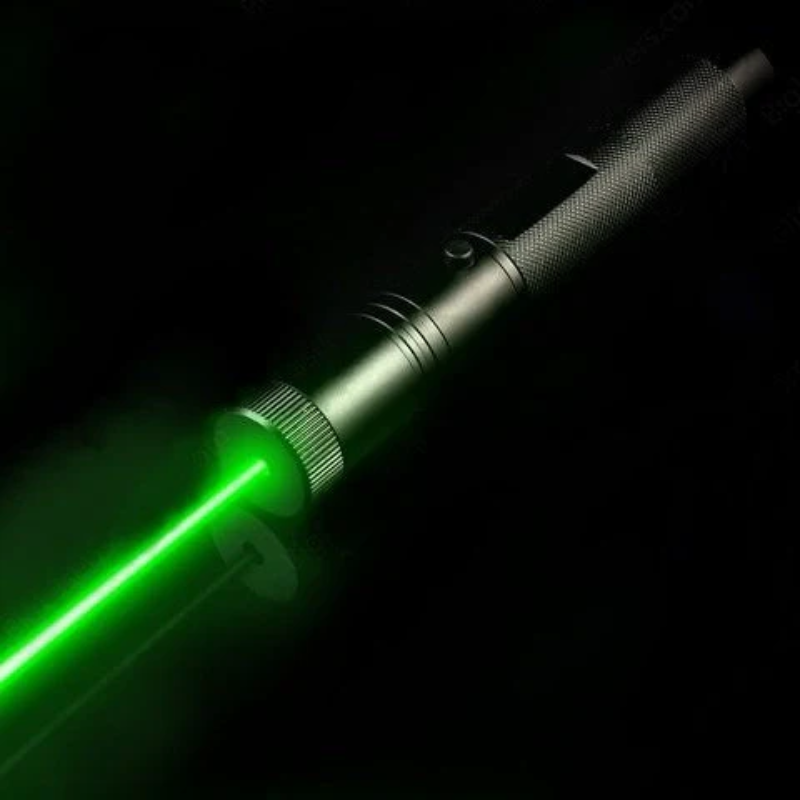 Laserpen Oplaadbaar USB-C 10000m Bereik Groen Rood Paars Aluminium Astronomie Buiten