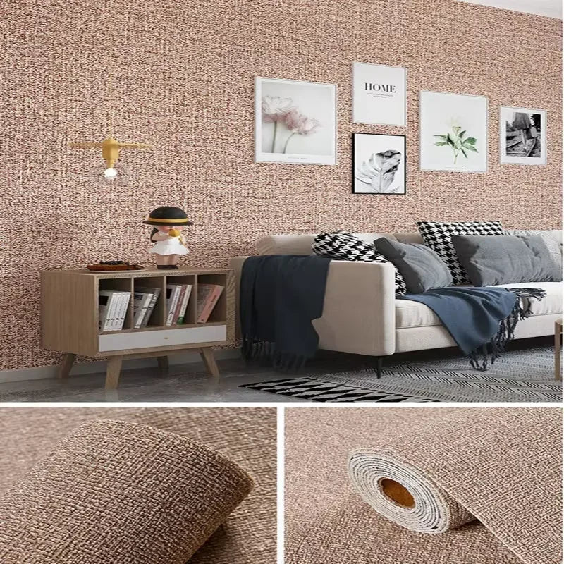 Zelfklevend Behang Linnen 3D 50cm Diatoom Wandpaneel Woonkamer Slaapkamer Muurdecoratie Zelfklevend Schuim Wandbekleding Rol | Restfield