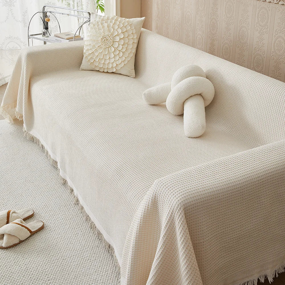 Bankbeschermer / Bankhoes van Katoen – Wasbaar, Ademend & Antislip voor Sofa | Restfield