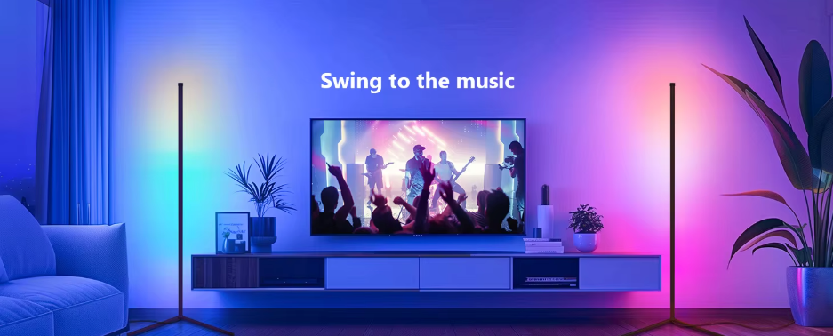 Slimme RGB Vloerlamp 150cm Dream Kleur Dimbaar App Bluetooth | Restfield