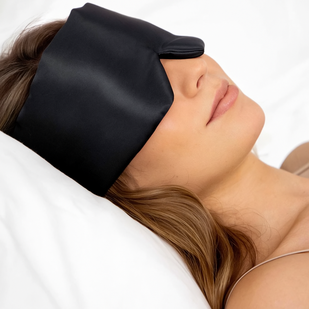 Restfield | Zijden Slaapmasker – 100% Moerbeizijde – 22 Momme