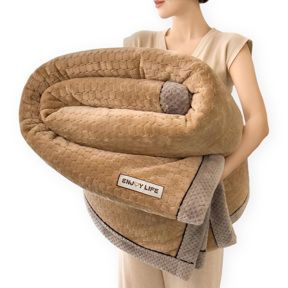 Fleece Deken Plaid Zacht Warm Patchwork Winter 300-350g M2 | Restfield