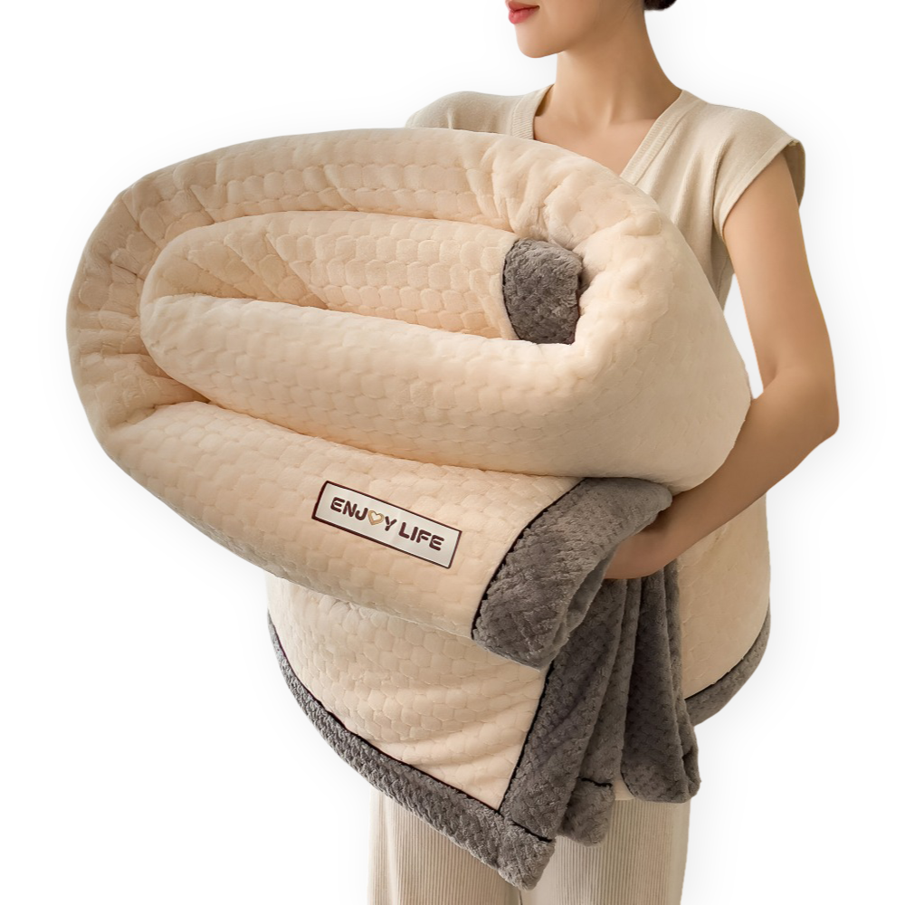 Fleece Deken Plaid Zacht Warm Patchwork Winter 300-350g M2 | Restfield