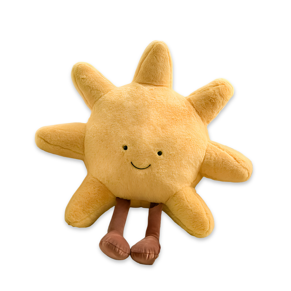 Sierkussen Zon Maan Pluche Kussen Kinderkamer Decoratie 28-48cm | Restfield