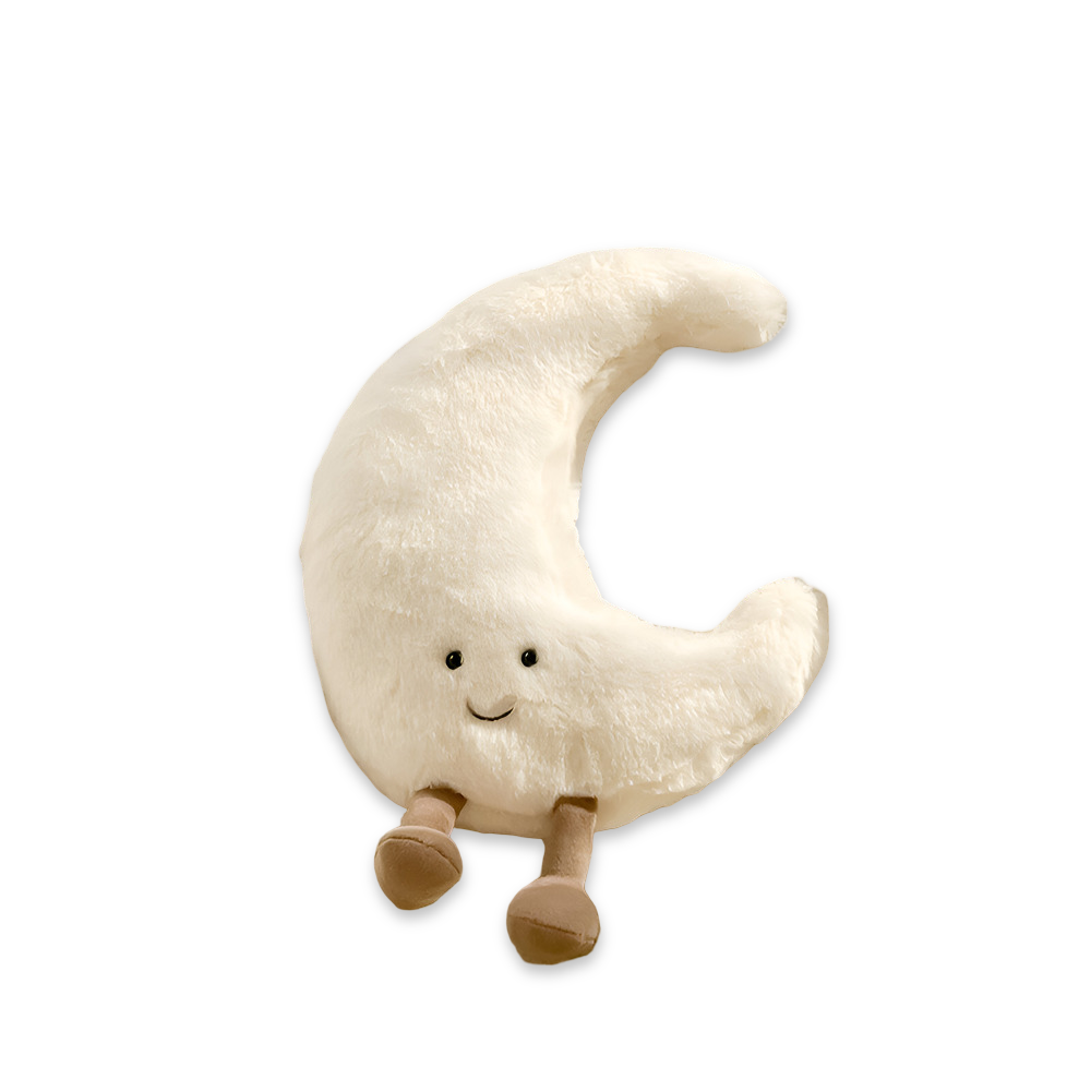 Sierkussen Zon Maan Pluche Kussen Kinderkamer Decoratie 28-48cm | Restfield