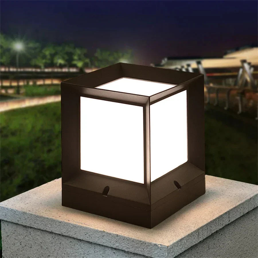 Buiten Staande Lamp Voor Oprit En Poort 12W LED Modern Zwart | Restfield