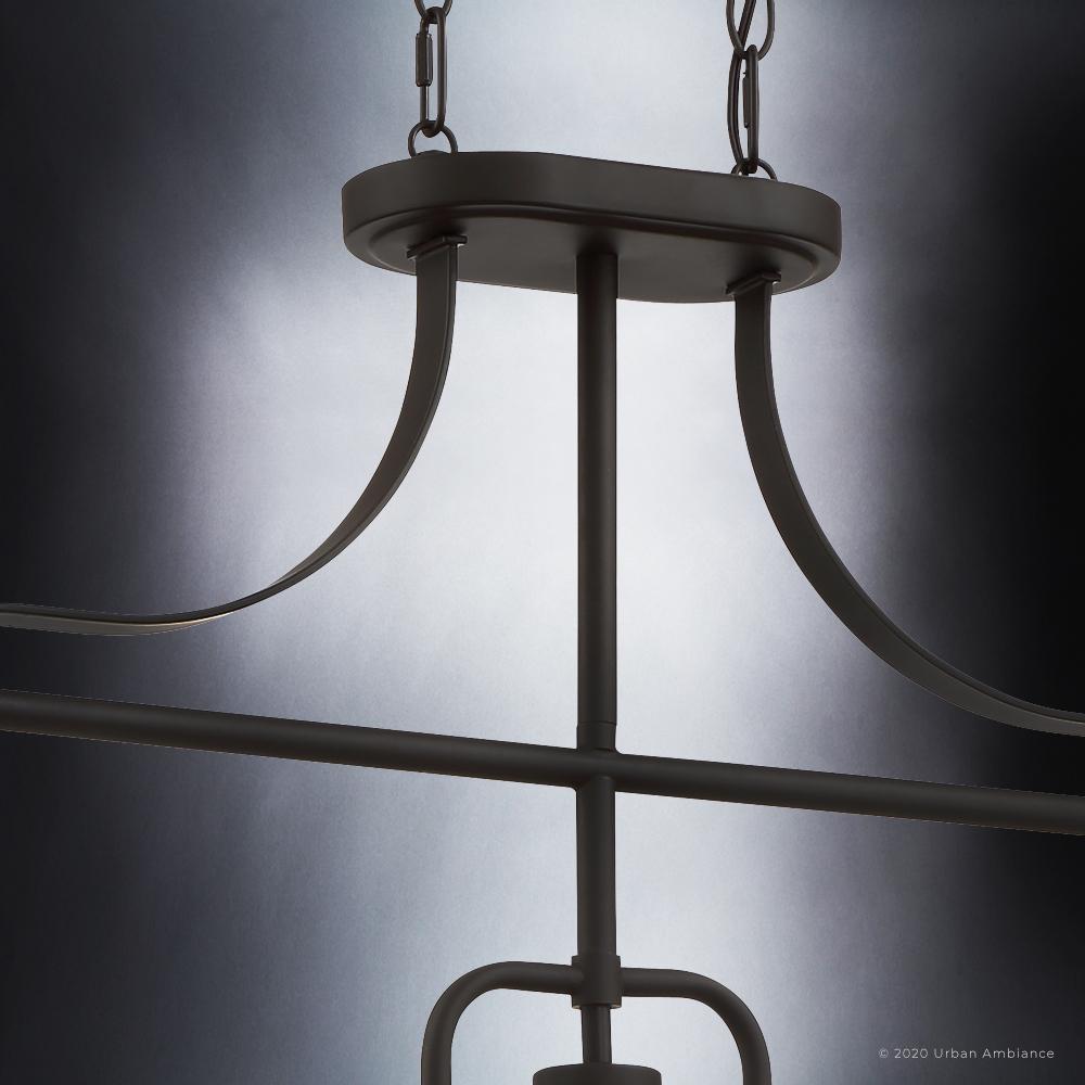 Kroonluchter Donker Brons Met Glasbollen 3 Lichts 96cm | Restfield