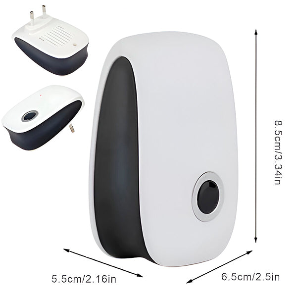 Ultrasone ongedierteverjager voor huis en kantoor met stekker en groot bereik tot 100 m² | Restfield