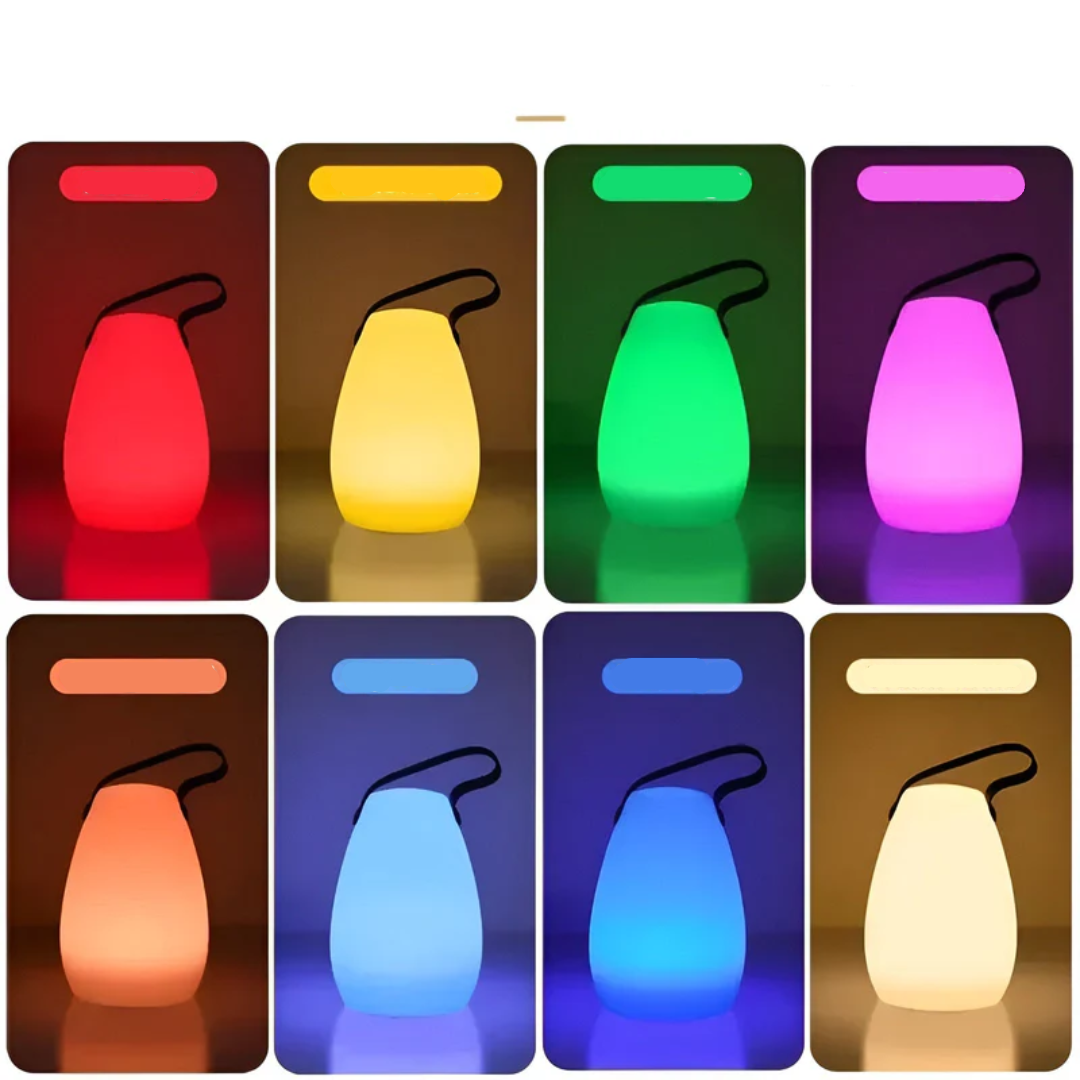 Draadloze led tafellamp met dimfunctie en kleurstanden voor binnen en buiten | Restfield