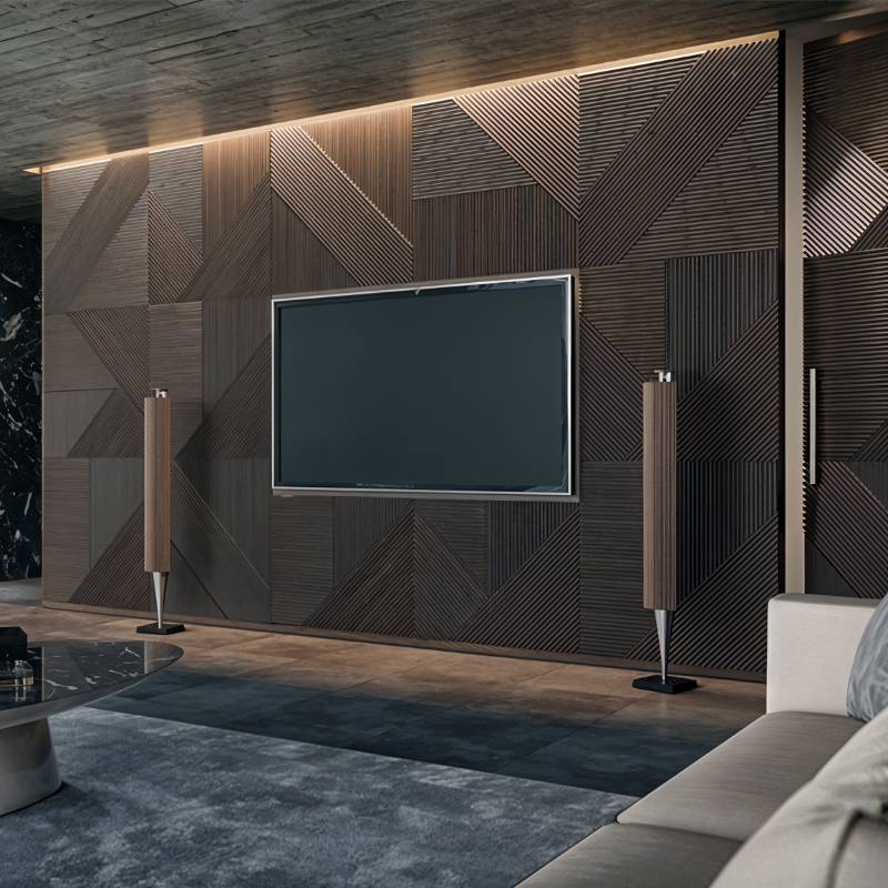 Adira Houten Wandpanelen Met Geometrisch Design Voor Stijlvolle Accentmuren | Restfield