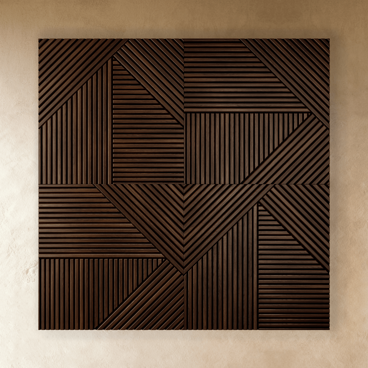 Adira Houten Wandpanelen Met Geometrisch Design Voor Stijlvolle Accentmuren | Restfield