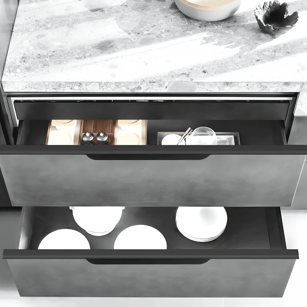 Verborgen Greeploze Kastgreep Met Hoekprofiel En Anti-Fingerprint Afwerking | Restfield