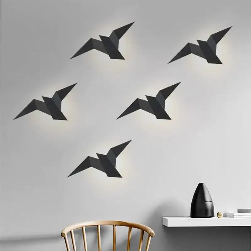 Wandlamp Vogel Design Aluminium Acryl LED 4W Scandinavisch Woonkamer Slaapkamer | Restfield