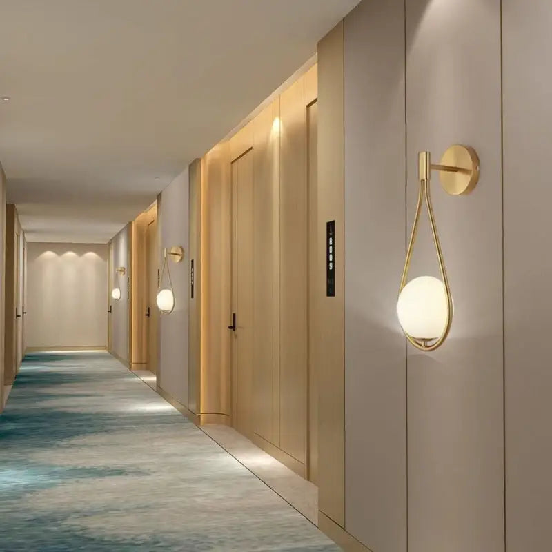 Wandlamp Druppel Design Aluminium Acryl LED G9 12W Goud Zwart Woonkamer Slaapkamer