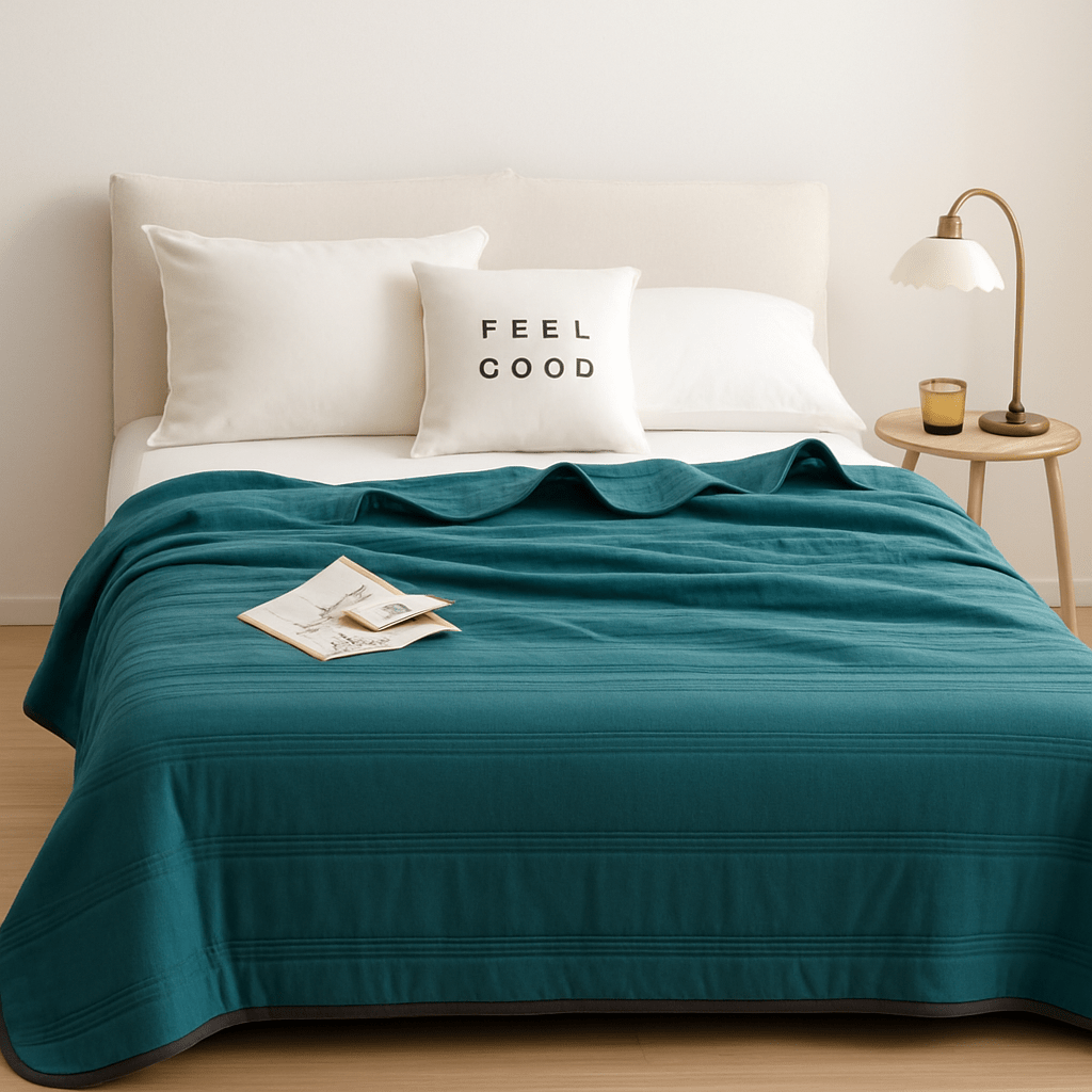 Verkoelende Deken Zomer Lichtgewicht Ademend Vochtafvoerend Huidvriendelijk Polyester Alle Seizoenen