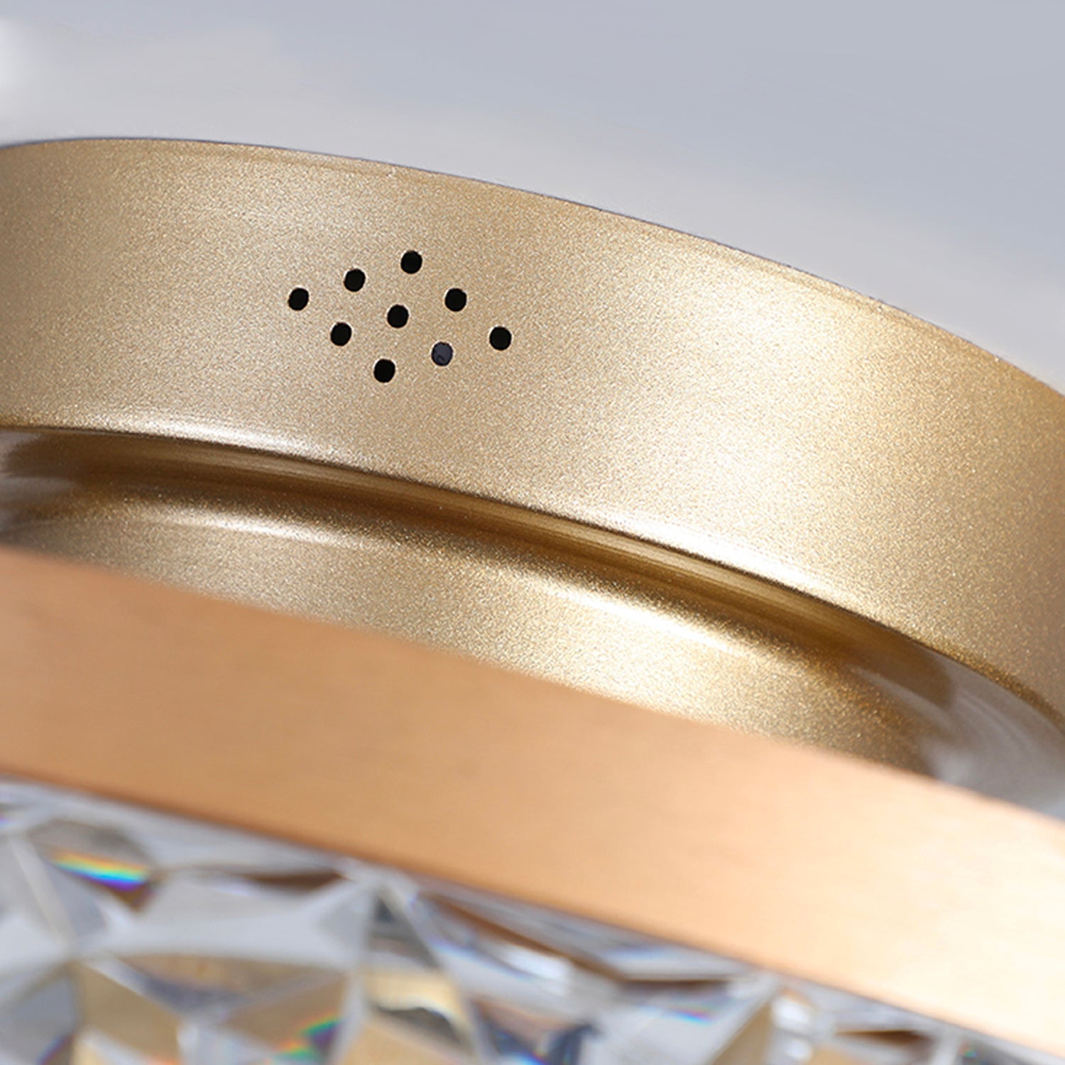 Plafondventilator met Verlichting Rond LED Dimbaar Afstandsbediening Zwart Goud Wit Modern | Restfield