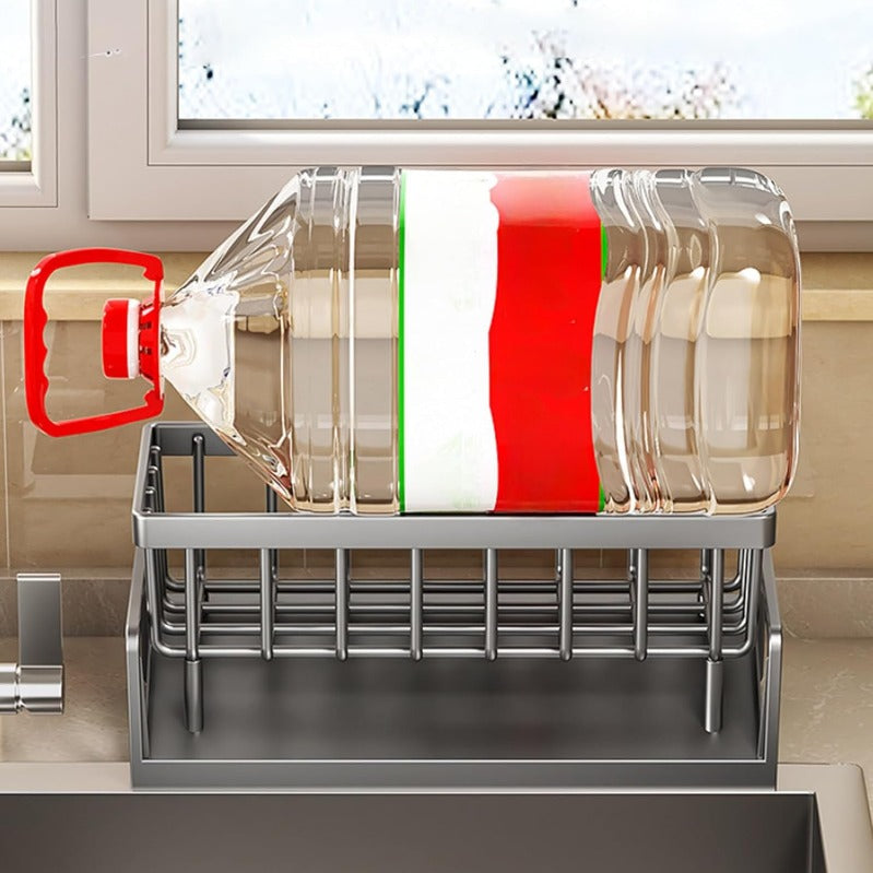 Keuken- en badkamer organizer met automatische afwatering en handdoekhouder | Restfield