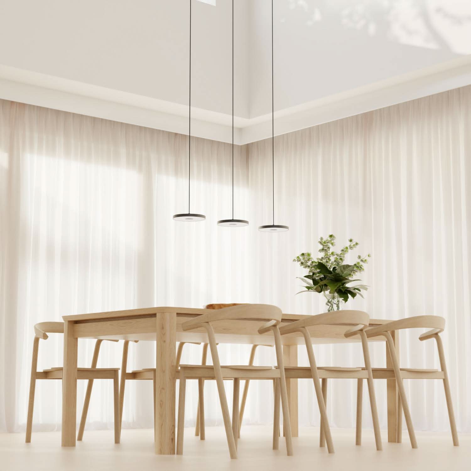 Design Hanglamp met Warm Wit Licht (2200K) – Dimbare Pendellamp met Hoge CRI voor Eettafel | Restfield
