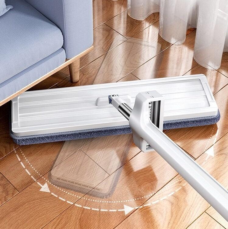 360° Flat Mop met Microvezel & Verstelbare Steel – Streeploos Schoonmaken | Restfield