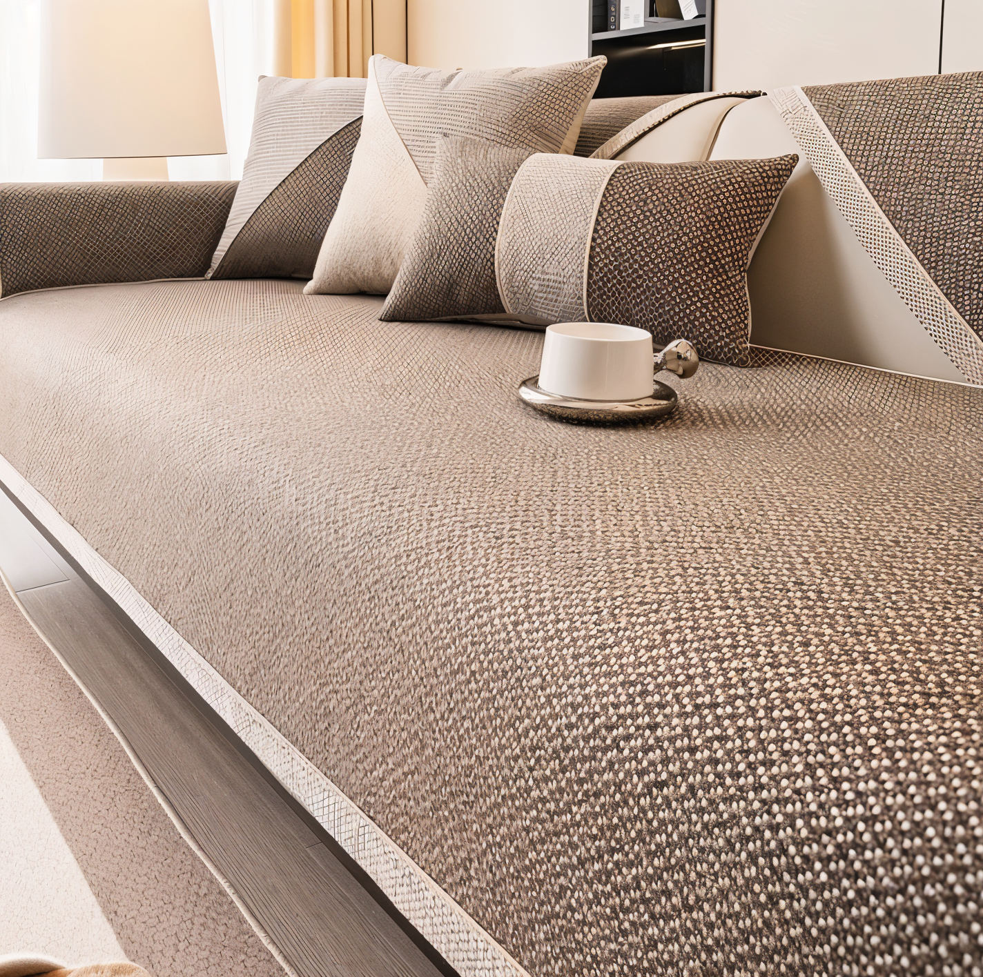 Bankhoes Antislip Ademend Universeel Meerdere Maten Woonkamer Bankovertrek Beschermhoes | Restfield