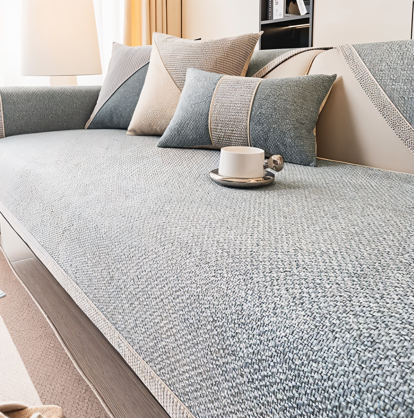 Bankhoes Antislip Ademend Universeel Meerdere Maten Woonkamer Bankovertrek Beschermhoes | Restfield