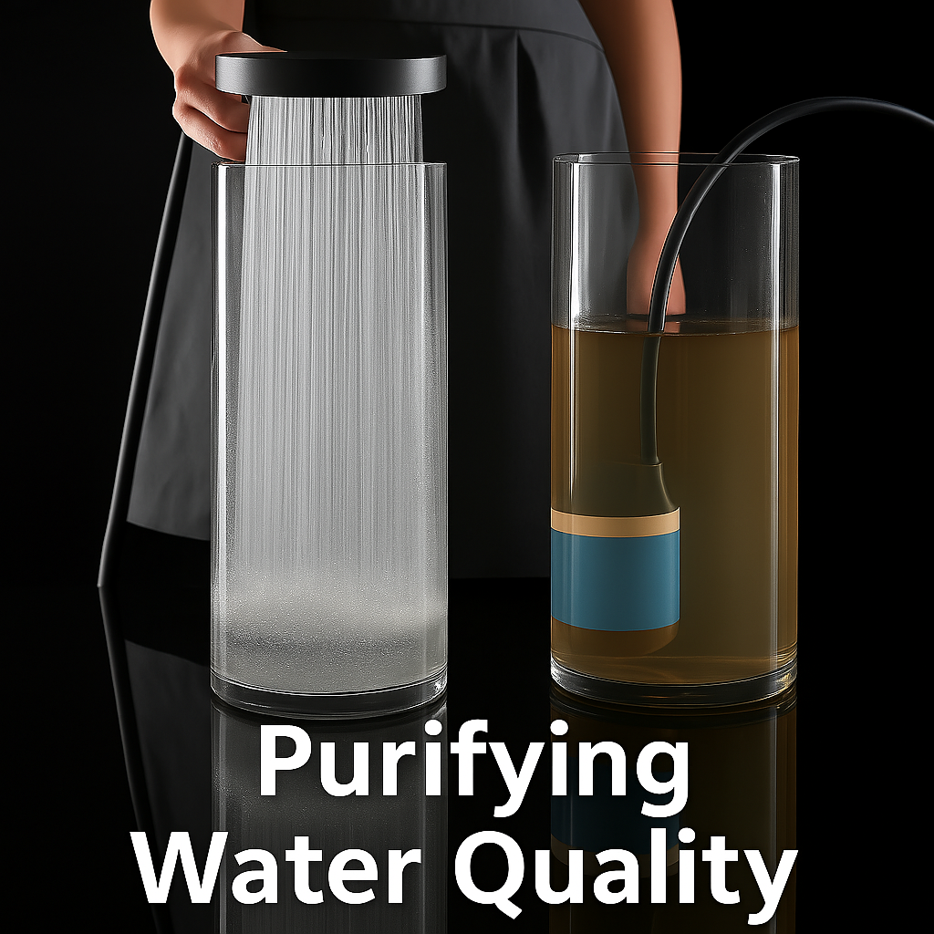 Hogedruk douchekop met filter voor lage waterdruk, verstelbare straalstanden en waterbesparing | Restfield