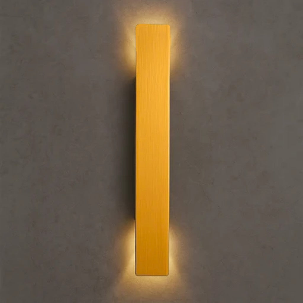 Gouden Buiten Wandlamp LED Waterdicht Aluminium Gevelverlichting Modern | Restfield
