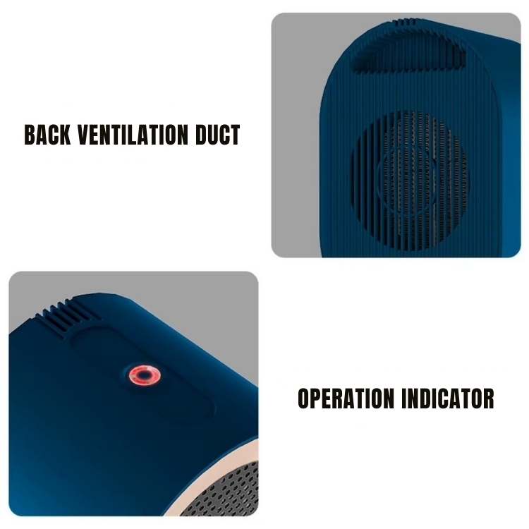 Elektrische Keramische Kachel | Compacte Verwarming voor Woonkamer, Slaapkamer & Kantoor