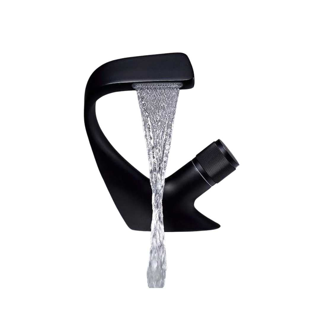 Wastafelkraan Met Waterval Uitloop En Éénhendel Design Voor Badkamer | Restfield