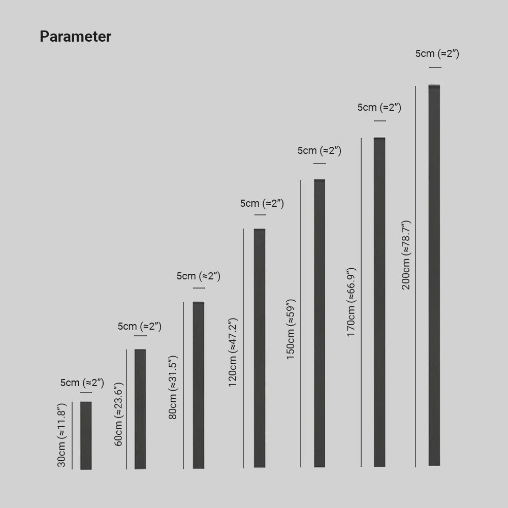 Buitenlamp Wandlamp LED Zwart Aluminium IP65 30-200cm Modern | Restfield