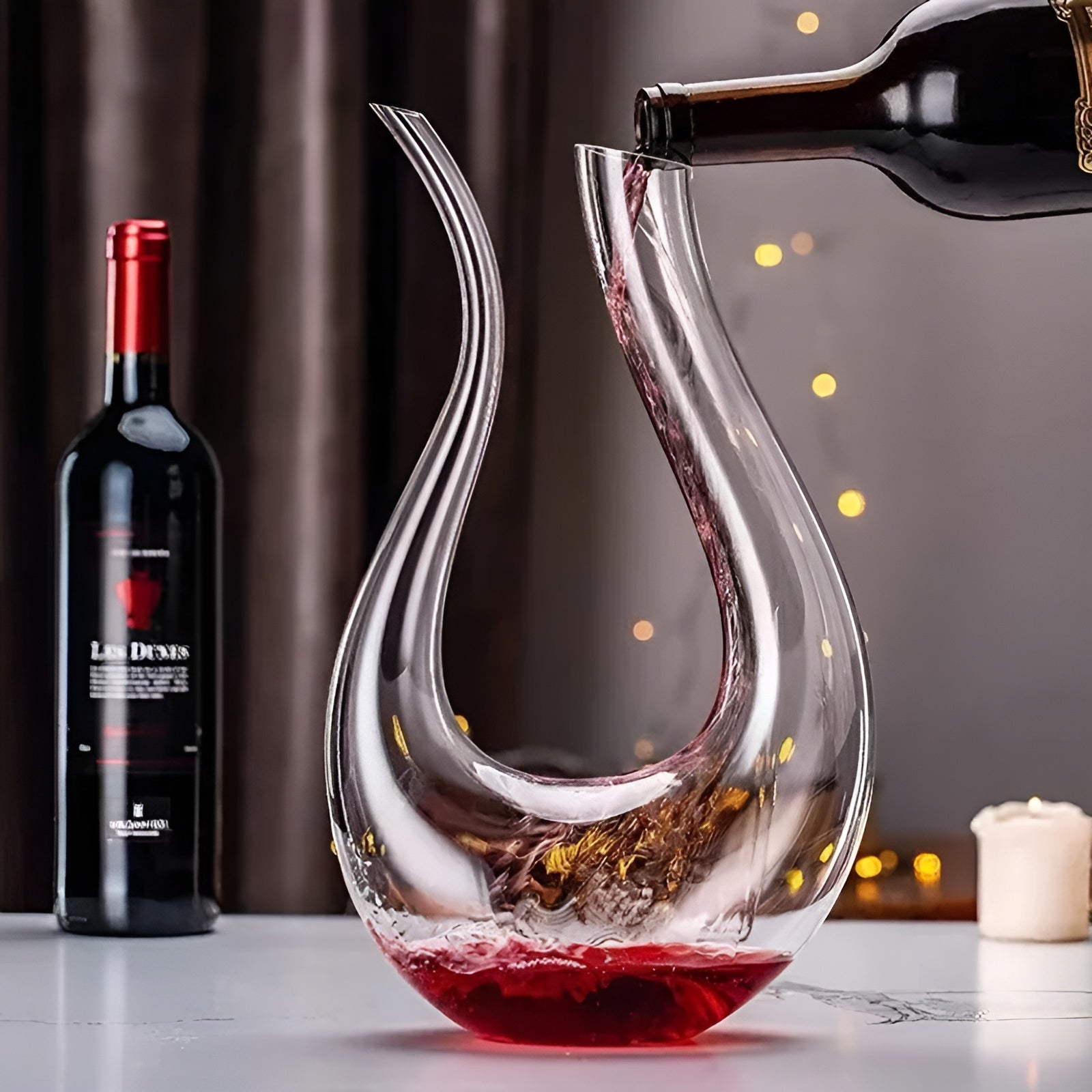 Wijnkaraf Met Beluchter 1500ml Kristalglas Handgeblazen | Restfield