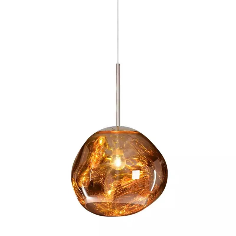 Artistieke Smeltende Hanglamp Met Warm Licht En Sculpturale Vorm Voor Moderne Interieurs | Restfield