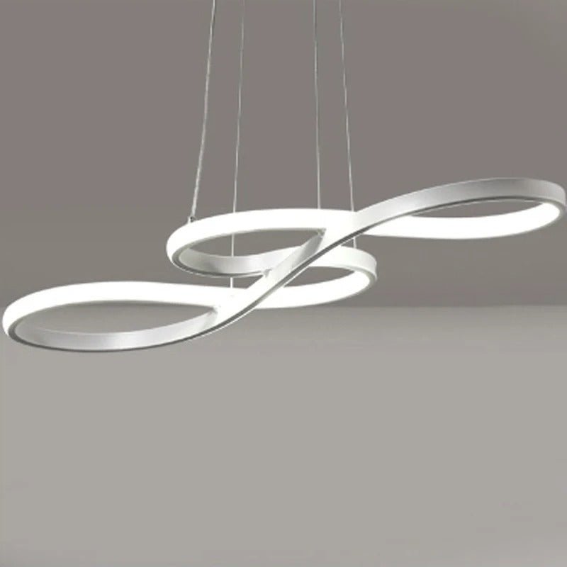 Hanglamp LED Ringen Dimbaar Afstandsbediening Aluminium Eetkamer Woonkamer Modern