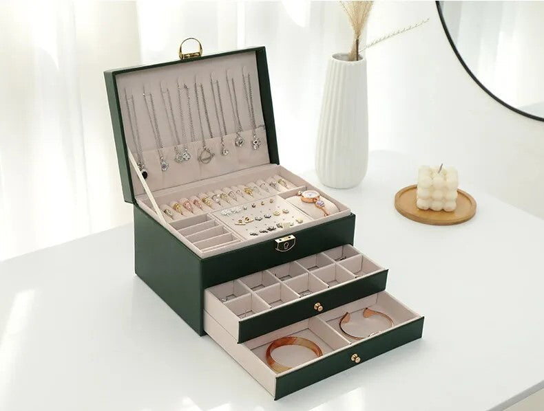 Luxe Sieradendoos met Meerdere Lagen – Elegante Opbergbox voor Sieraden | Restfield