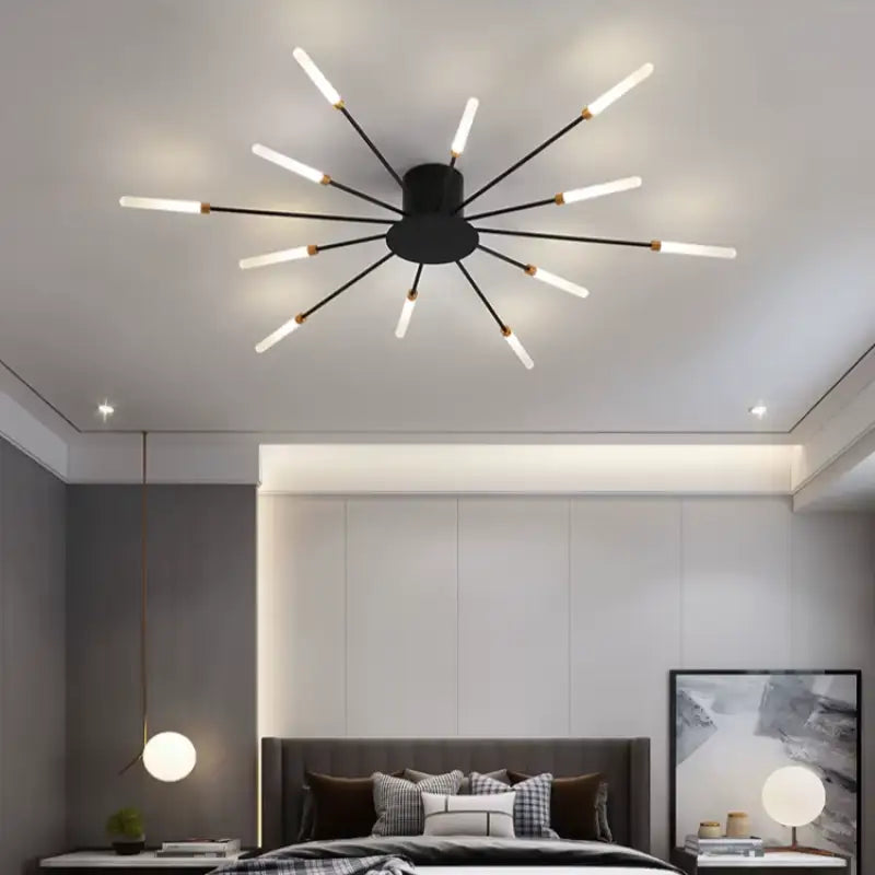 Plafondlamp Buizen Design Italiaans Aluminium Acryl LED G9 60W Woonkamer Hal Modern