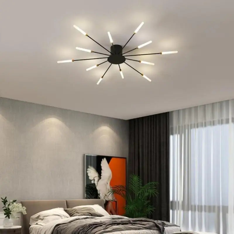 Plafondlamp Buizen Design Italiaans Aluminium Acryl LED G9 60W Woonkamer Hal Modern