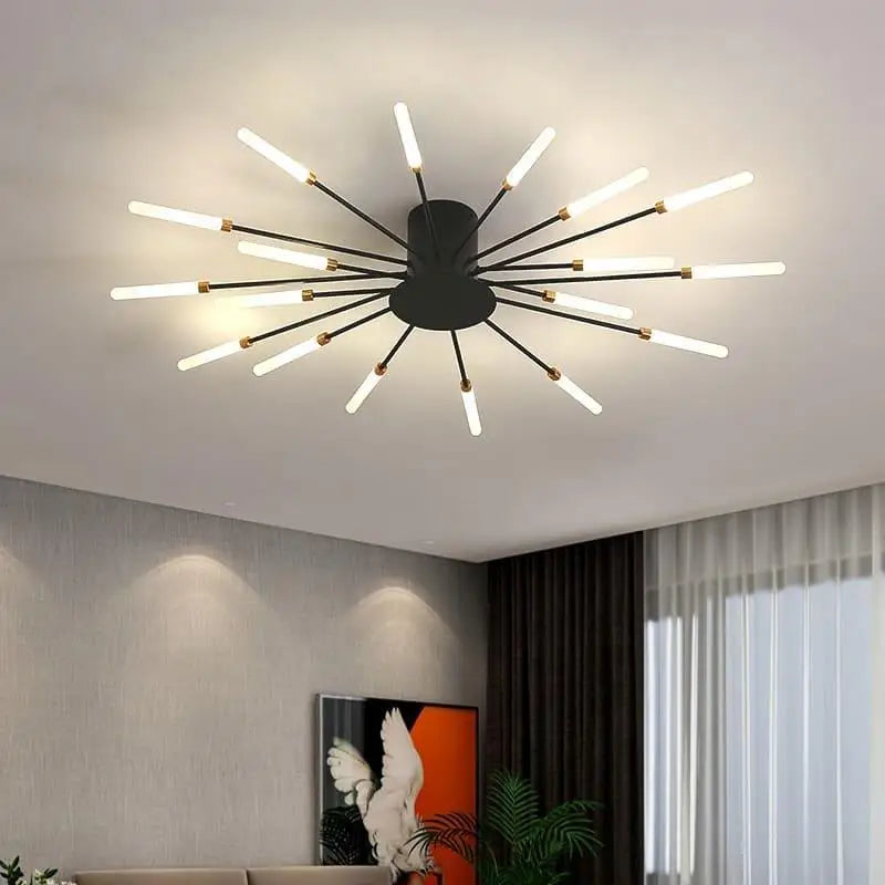 Plafondlamp Buizen Design Italiaans Aluminium Acryl LED G9 60W Woonkamer Hal Modern