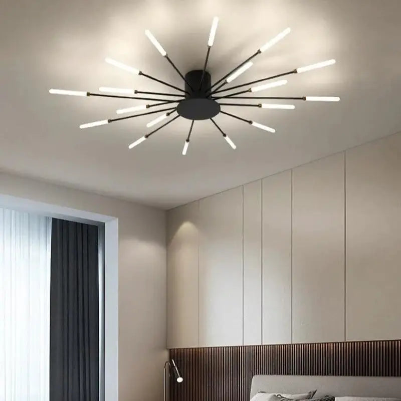 Plafondlamp Buizen Design Italiaans Aluminium Acryl LED G9 60W Woonkamer Hal Modern