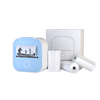 Draagbare mini printer met bluetooth en stickerrollen voor labels, notities en creatief drukwerk | Restfield