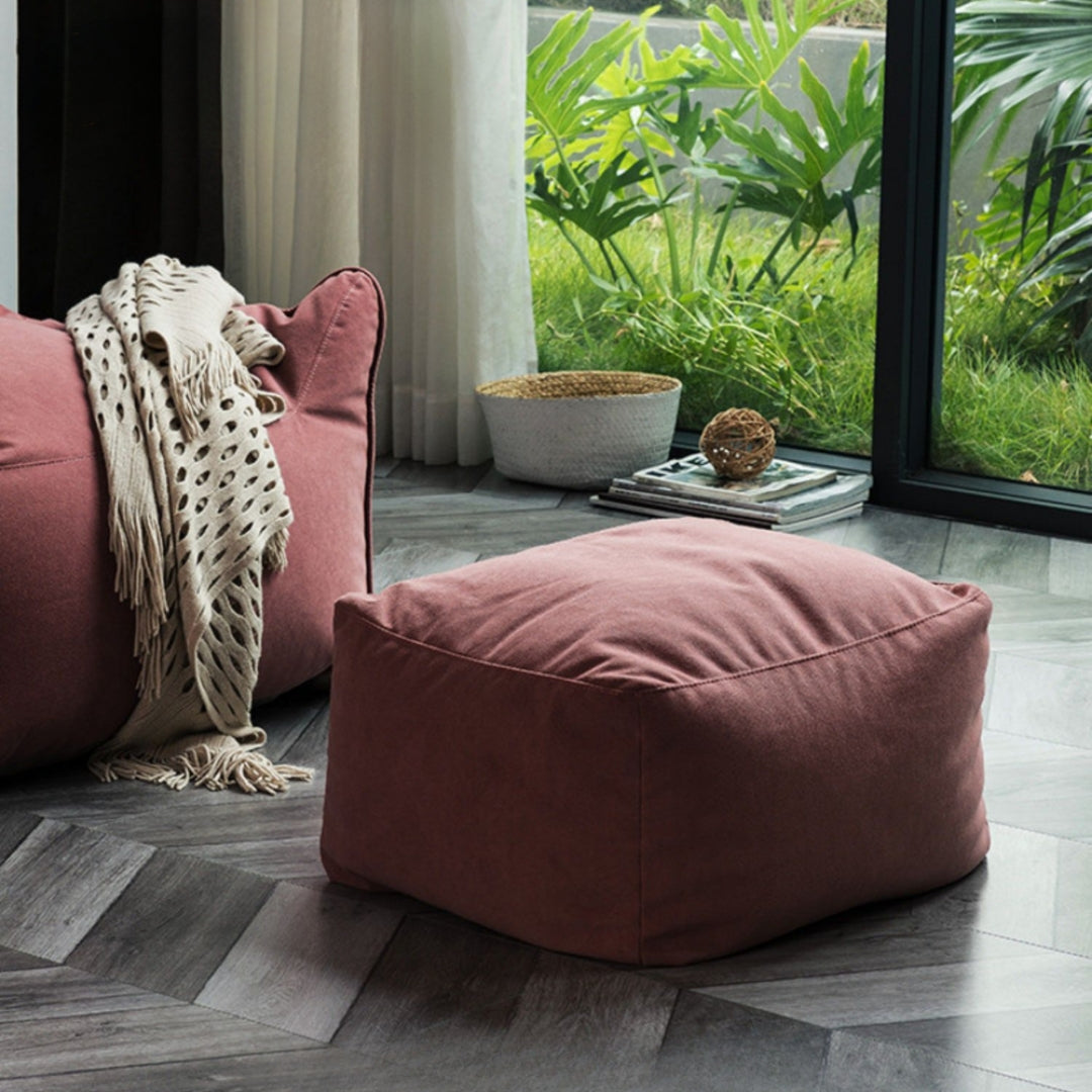 Wagrex - Zitzak Loveseat Zacht Fluwelen Stof