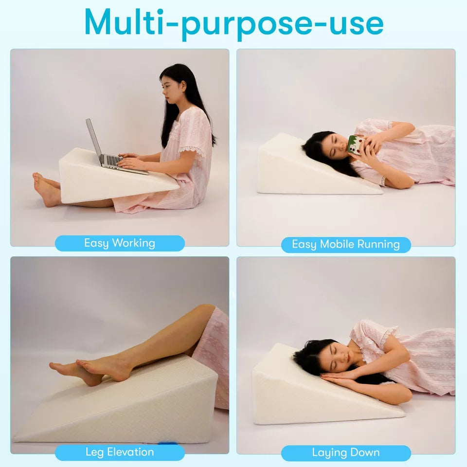 Ergonomische Kussensloop Kilekussen – Ondersteunt Rug, Nek & Betere Nachtrust | Restfield