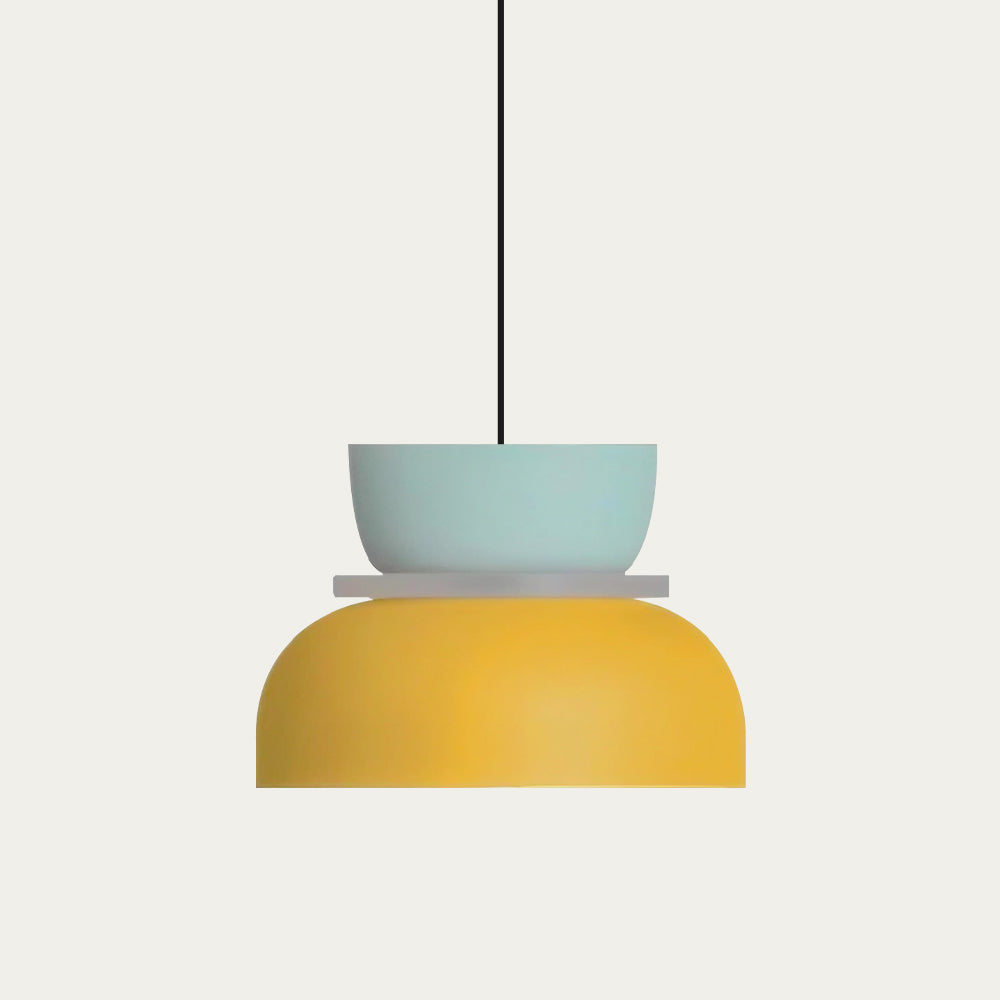 Hanglamp Nordic Color Block Aluminium Acryl Macaron 29cm E27 | Restfield