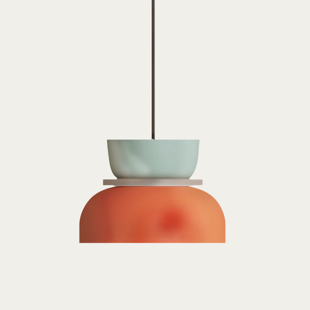 Hanglamp Nordic Color Block Aluminium Acryl Macaron 29cm E27 | Restfield