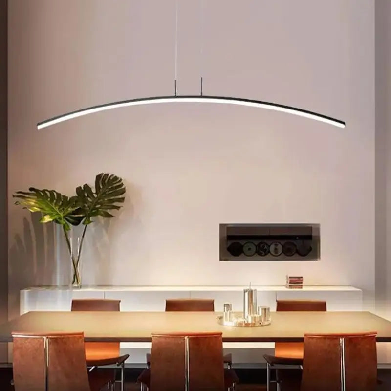 Hanglamp Keuken Design Aluminium Acryl LED G9 26W Zwart Eettafel Woonkamer Modern | Restfield