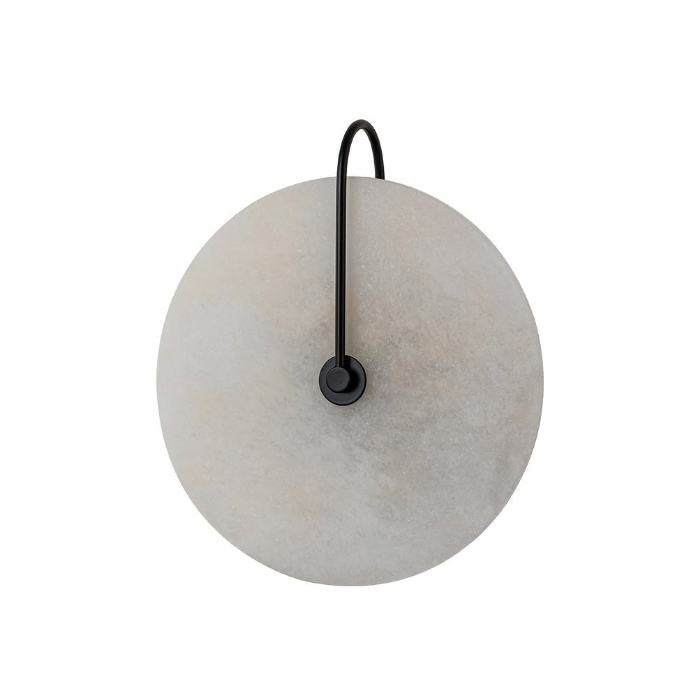 Wandlamp Marmer Rond LED 5W Zwart Wit 25cm Slaapkamer Hal Woonkamer Mid-Century