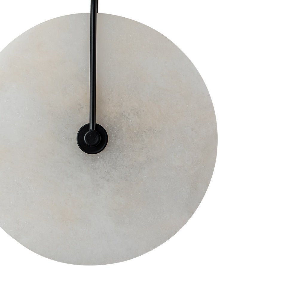 Wandlamp Marmer Rond LED 5W Zwart Wit 25cm Slaapkamer Hal Woonkamer Mid-Century