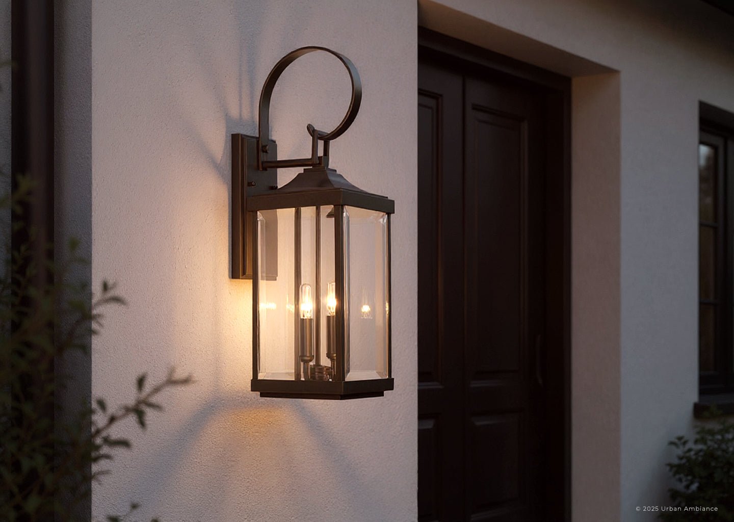 Buitenlamp Wandlamp Klassiek Lantaarn Olde Bronze Aluminium 55cm | Restfield