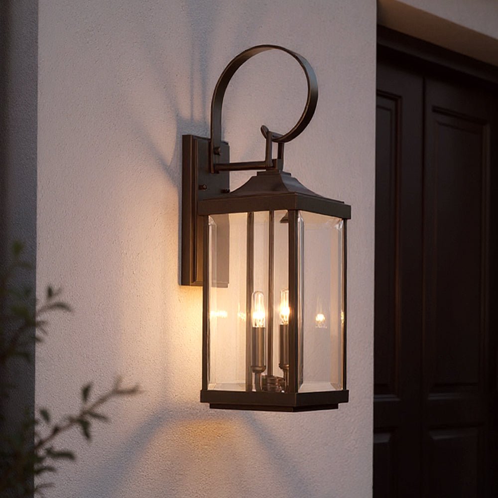 Buitenlamp Wandlamp Klassiek Lantaarn Olde Bronze Aluminium 55cm | Restfield